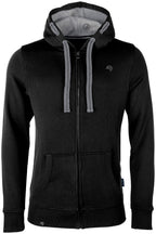 RMH 0701 ― Heavy Bi-color Hoodie Sweat Jacket - Black
