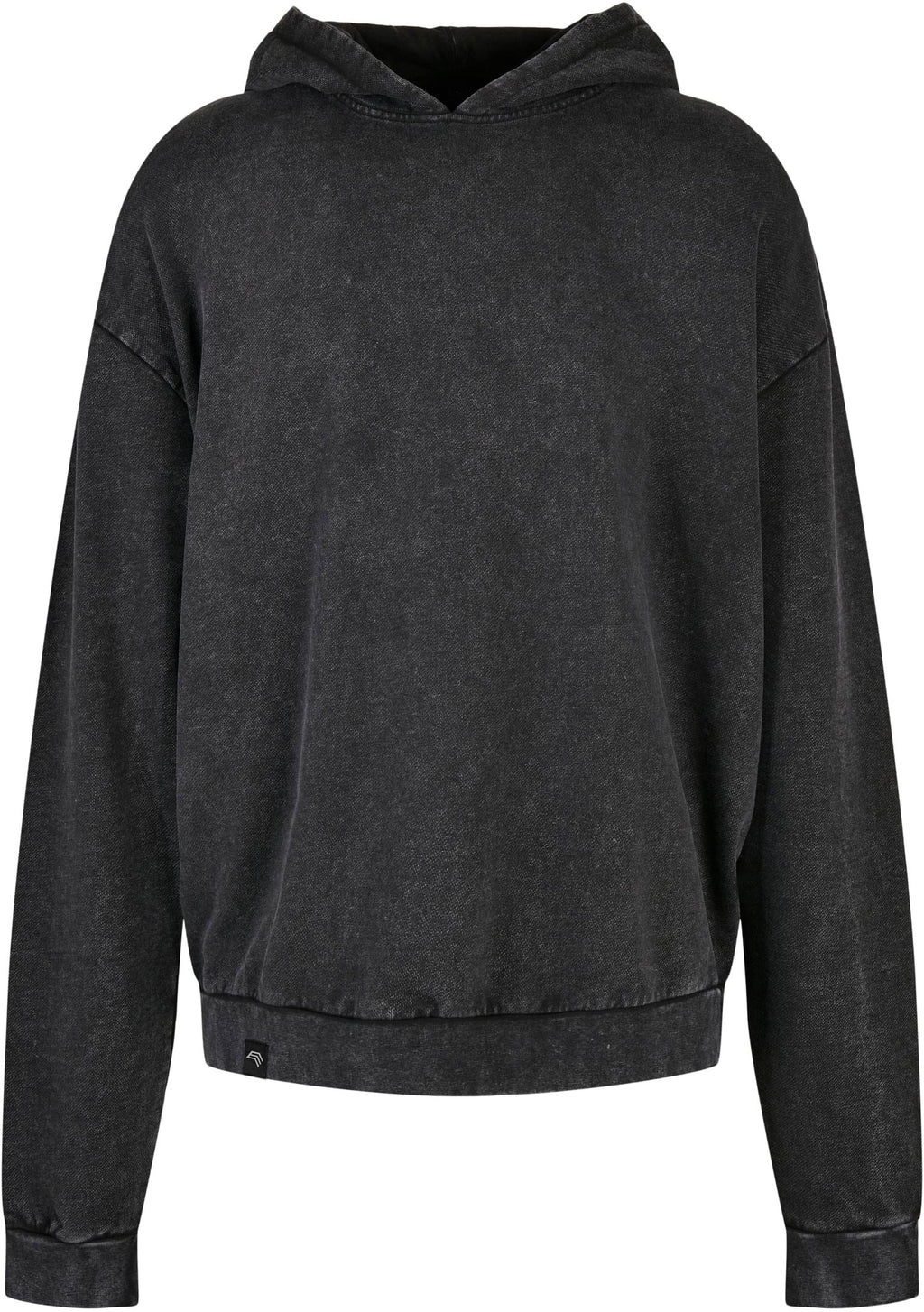 BBD 0191 ― Acid Washed Oversize Hoodie - Schwarz