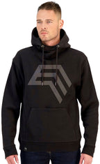 STW 0245 ― Eco Kapuzen-Sweatshirt mit doppelt gefütterter, schwerer Kapuze - Schwarz