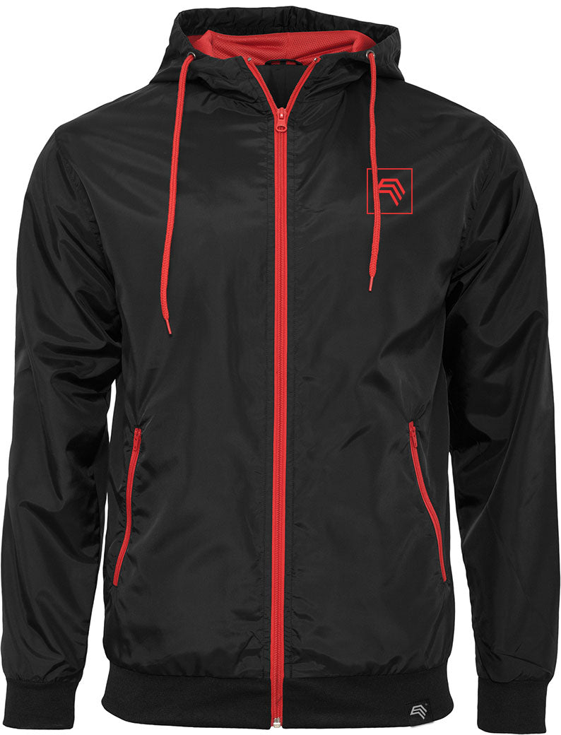 BBD 0016/130 ― Windrunner Jacket - Black / Red