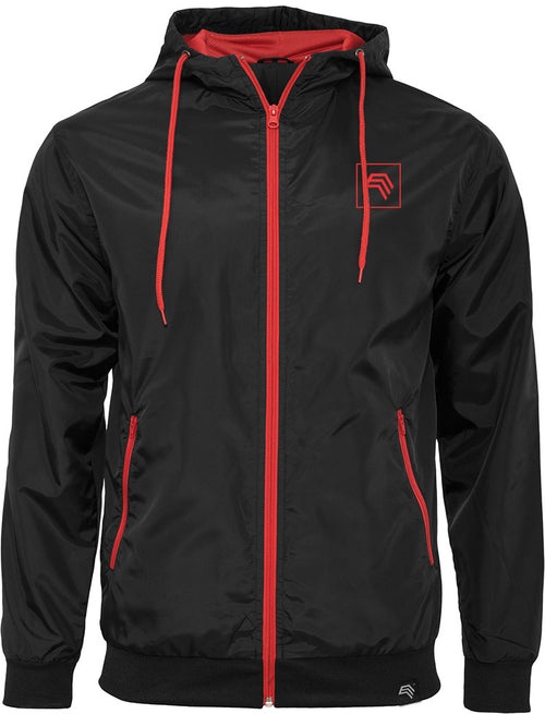 BBD 0016/130 ― Windrunner Jacket - Black / Red