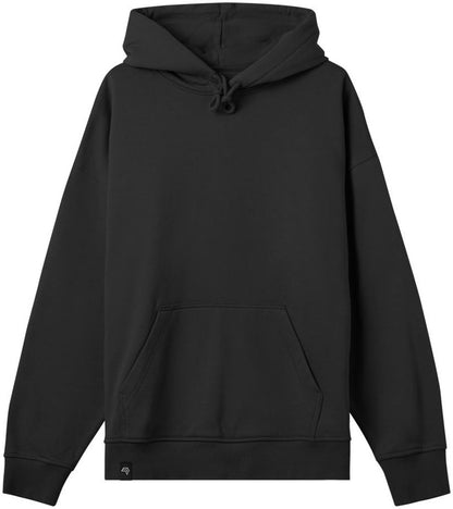 HMB 8751 ― Schwerer Unisex Boxy Organic Men's Hoodie - Schwarz