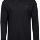 TJS 1406 ― Luxury Longsleeve Stretch Polo Shirt - Schwarz