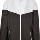 ― % ― BBD 0129/160/ ― Two Tone Windrunner Jacket - Schwarz / Weiß [M]