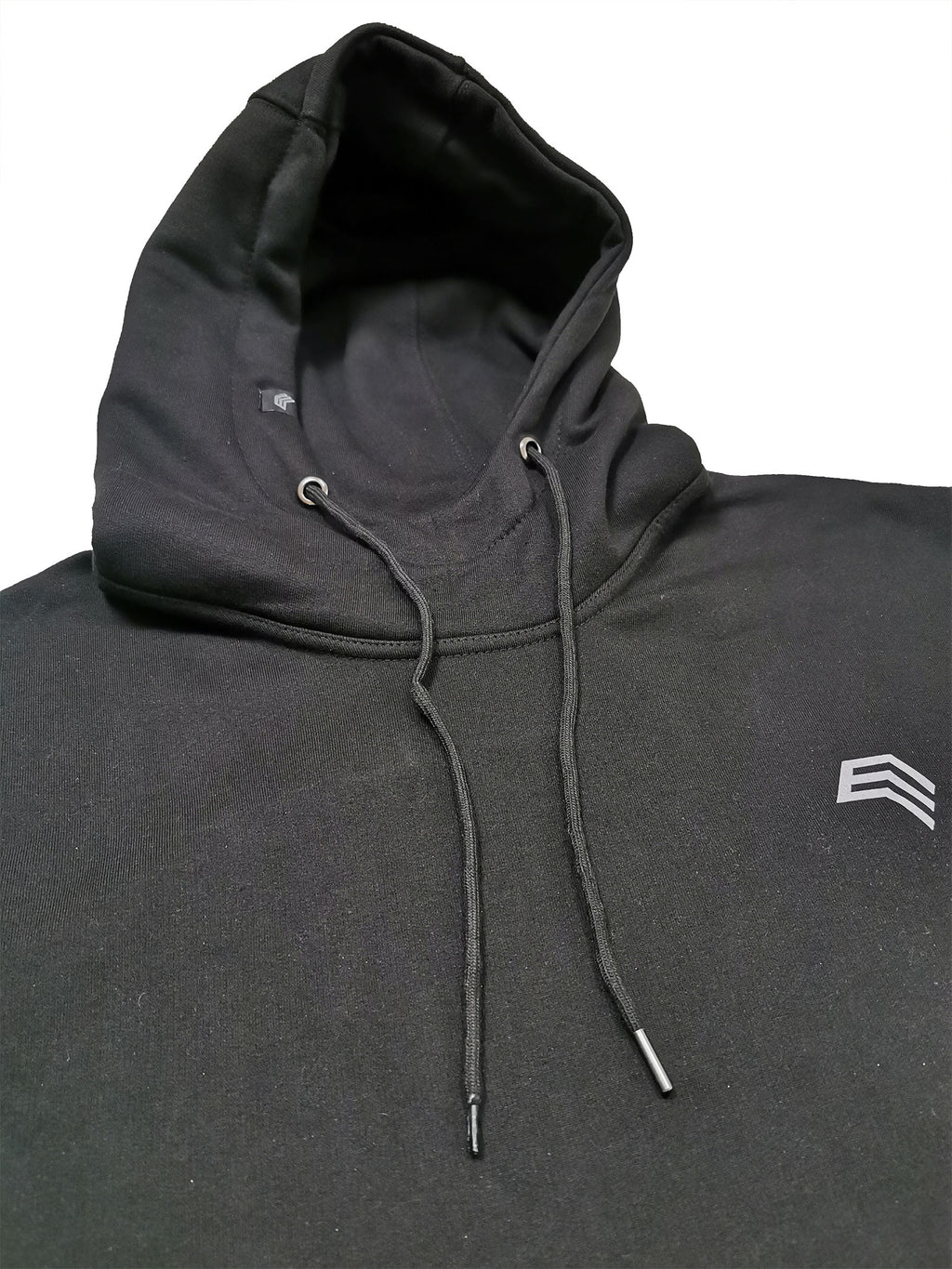 STW 0245 ― Eco Kapuzen-Sweatshirt mit doppelt gefütterter, schwerer Kapuze - Schwarz
