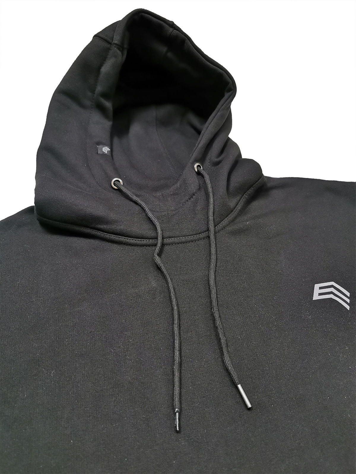 STW 0245 ― Eco Kapuzen-Sweatshirt mit doppelt gefütterter, schwerer Kapuze - Schwarz