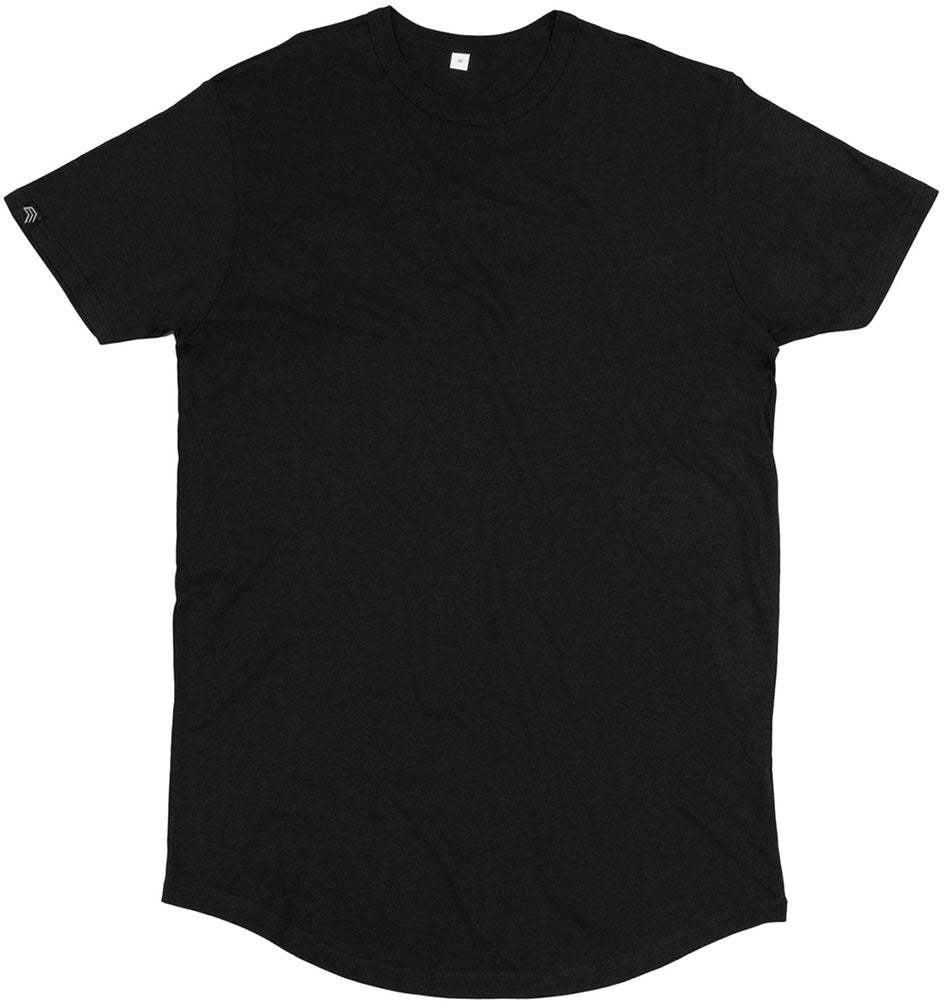 MTS M126 ― Extra-long Organic Cotton Long Length T-Shirt - Black