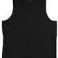 MTS M133 ― Unisex Bio-Baumwolle Armhole Tank Top - Schwarz