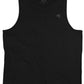 MTS M133 ― Unisex Bio-Baumwolle Armhole Tank Top - Schwarz