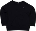 MTS M077 ― Women's Organic Cotton Recycled rPET Raglan Sweatshirt - Black