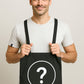 Tote Bag Stoffbeutel - Schwarz - incl. Print