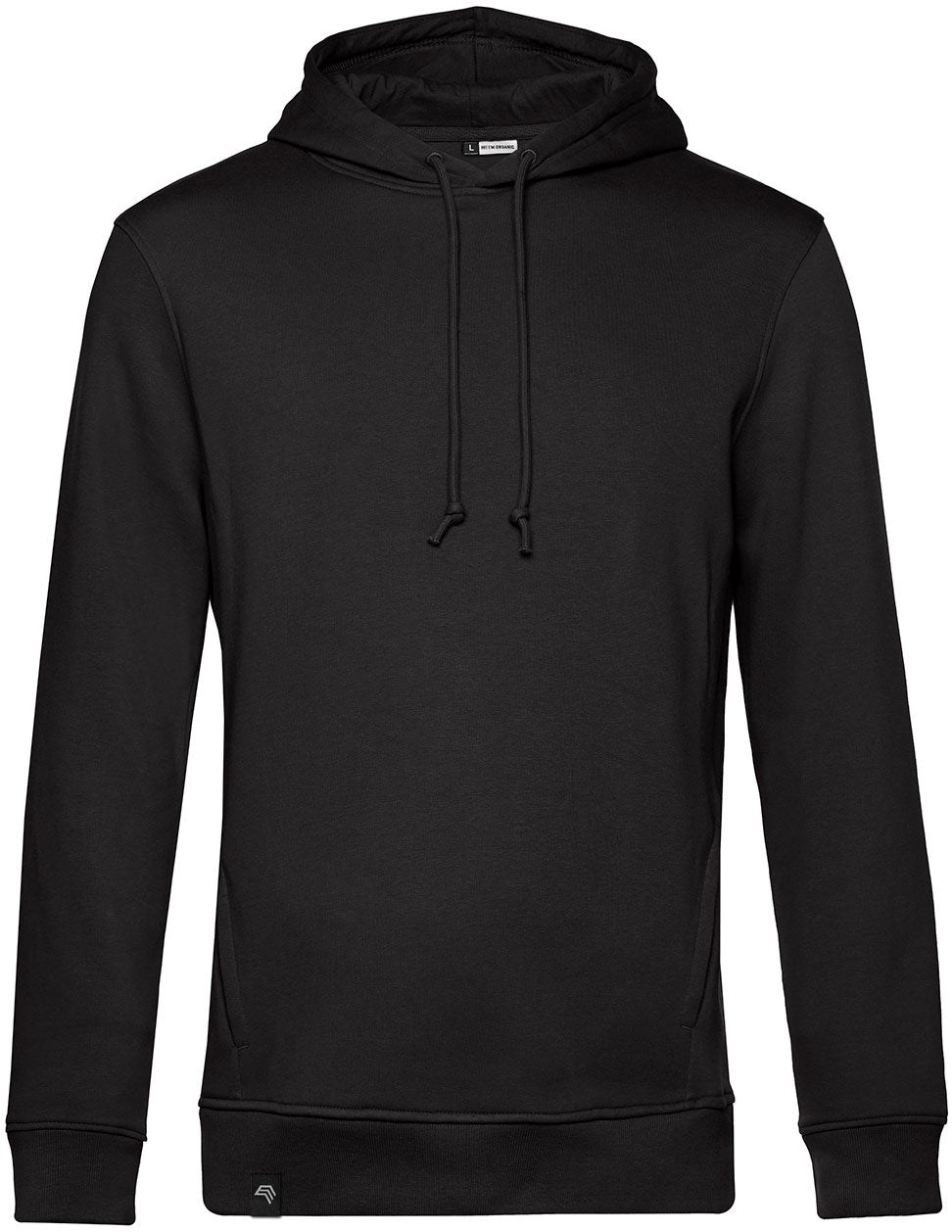 BAC U33B ― Weicher Herren Bio-Baumwolle Hoodie - Schwarz