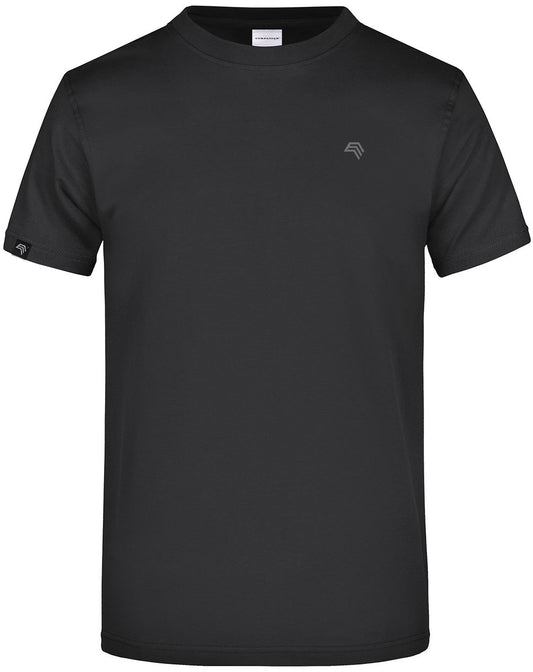 JAN 0002 ― Herren Heavy Komfort T-Shirt - Schwarz