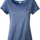 Auslaufartikel ― JAN 8015 ― Damen Bio-Baumwolle Flammgarn T-Shirt - Denim Blau