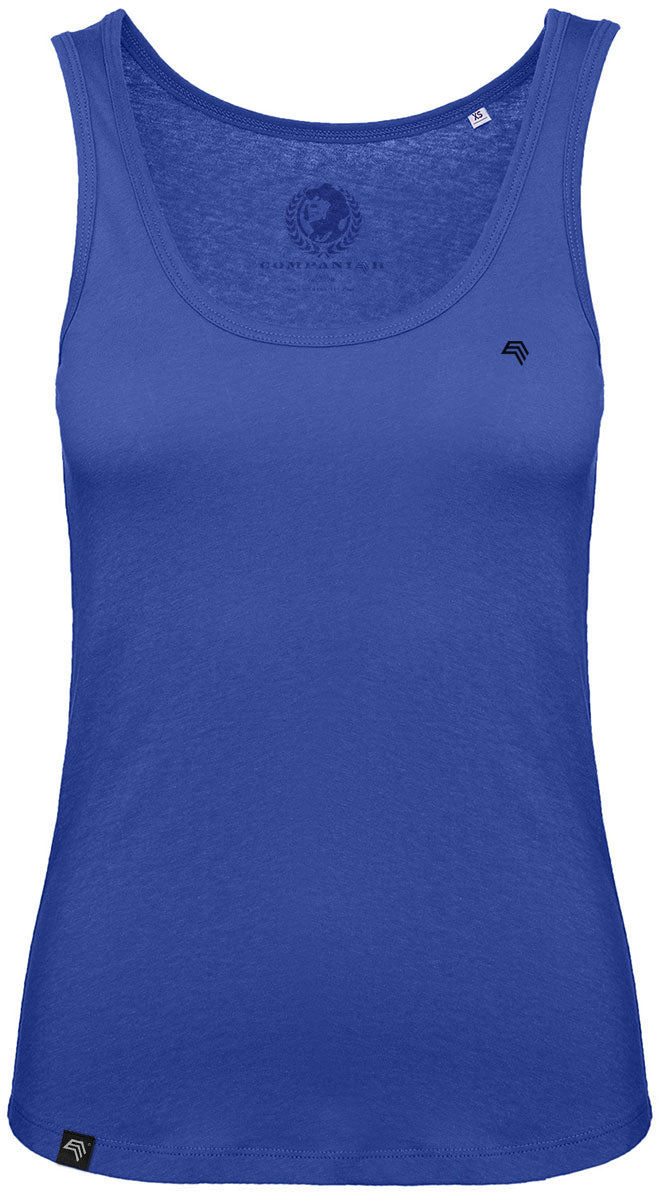BAC TW073 ― Women's Organic Cotton Tank Top - Cobalt Blue