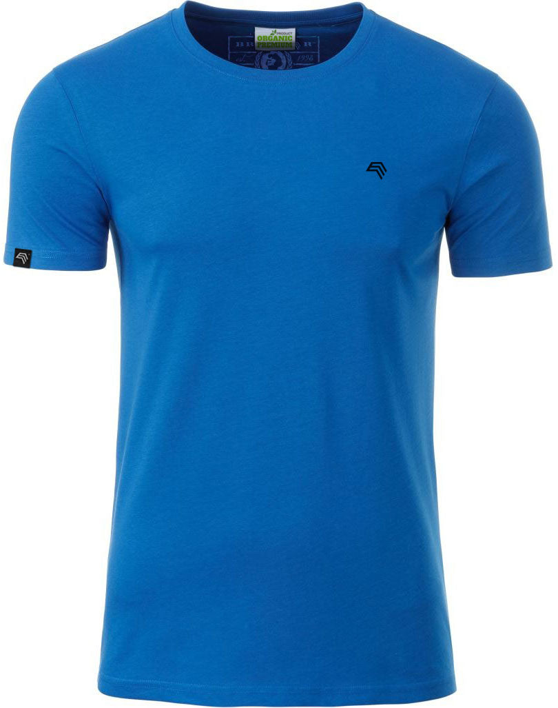 JAN 8008 ― Herren Bio-Baumwolle T-Shirt - Cobalt Blau