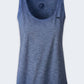 ― % ― Auslaufartikel ― JAN 8017/ ― Damen Bio-Baumwolle Flammgarn Tank Top - Denim Blau (XS)