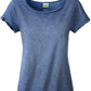 ― % ― JAN 8015/ ― Damen Bio-Baumwolle Flammgarn T-Shirt - Denim Blau [M / L]