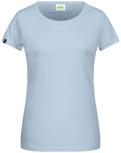 JAN 8007 ― Damen Bio-Baumwolle T-Shirt - Light Blau