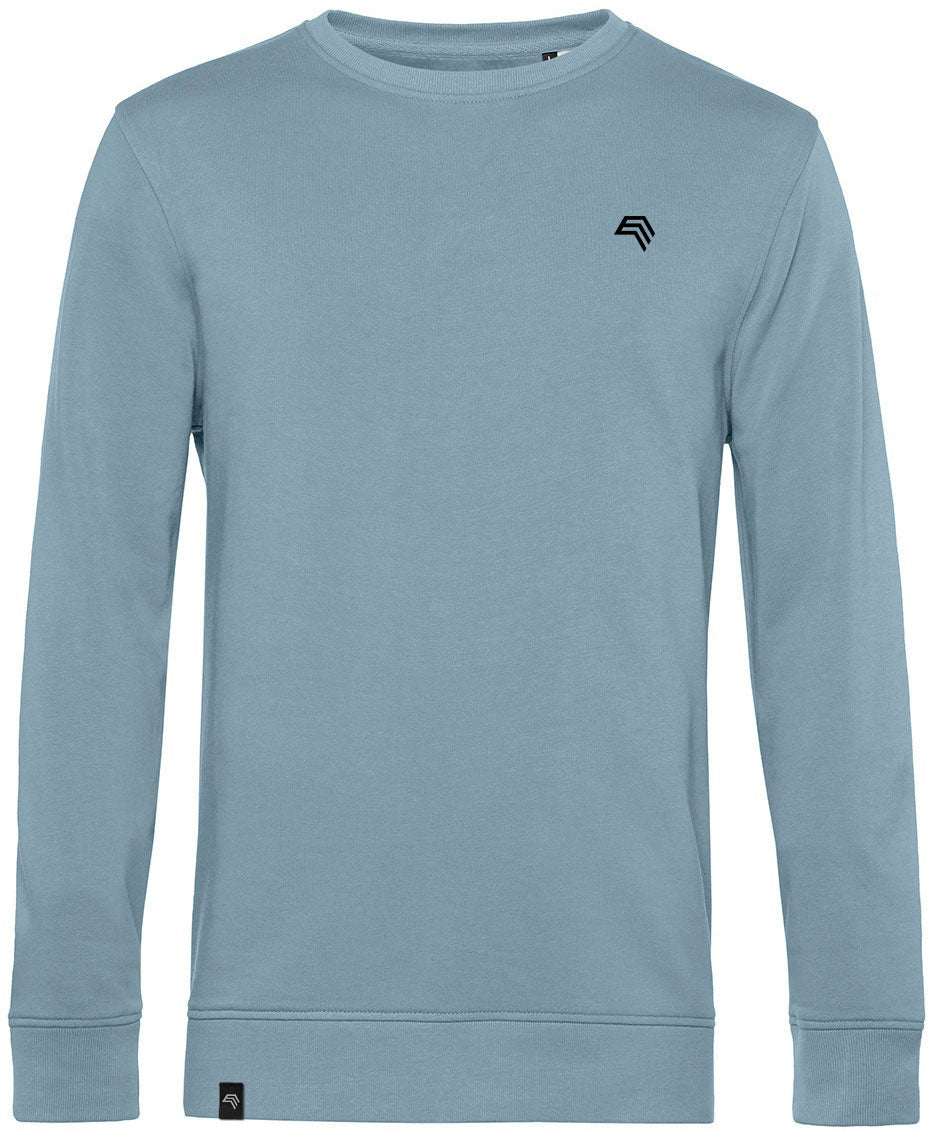BAC U31B ― Soft Unisex Organic Cotton Sweatshirt - Fog Blue