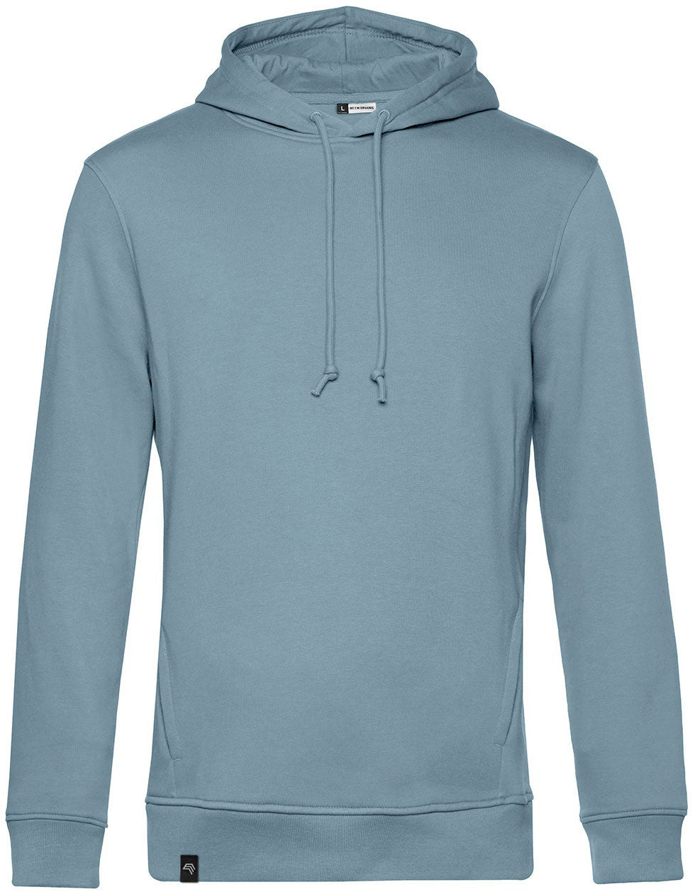 BAC U33B ― Weicher Herren Bio-Baumwolle Hoodie - Fog Blau