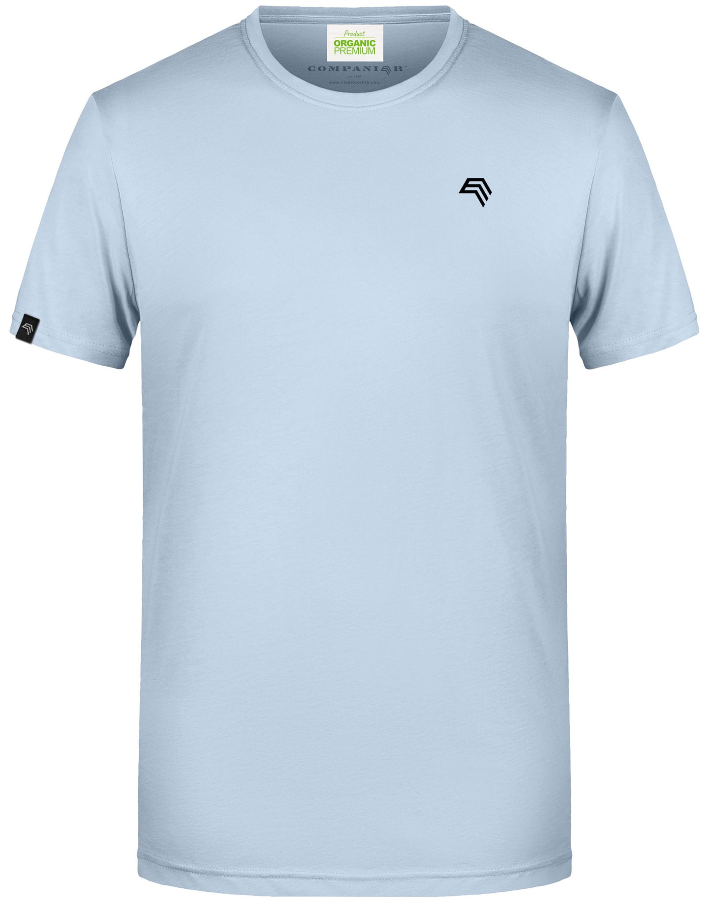 JAN 8008 ― Herren Bio-Baumwolle T-Shirt - Light Blau