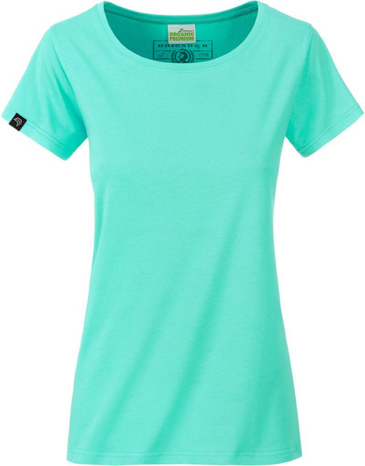 JAN 8007 ― Women's Organic Cotton T-Shirt Navy Blue [XS-2XL]