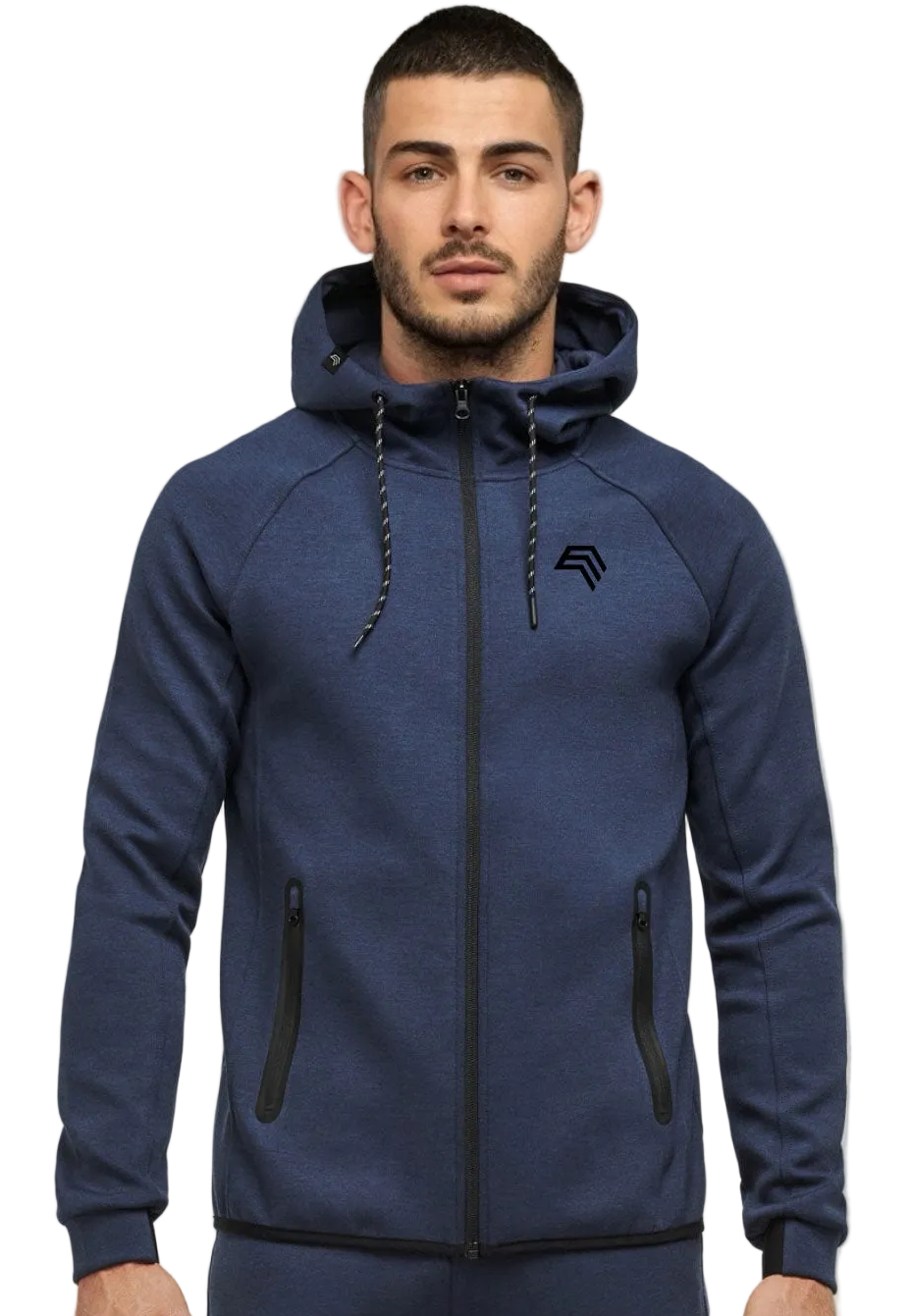 KRB P358 ― Functional Sports Jacket - Heather Navy Blue Melange
