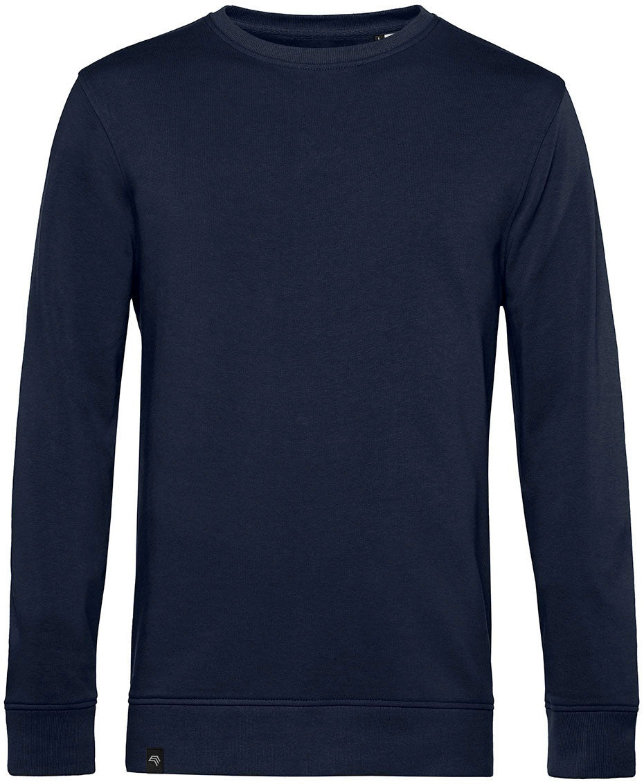 BAC U31B ― Soft Unisex Organic Cotton Sweatshirt - Navy Blue
