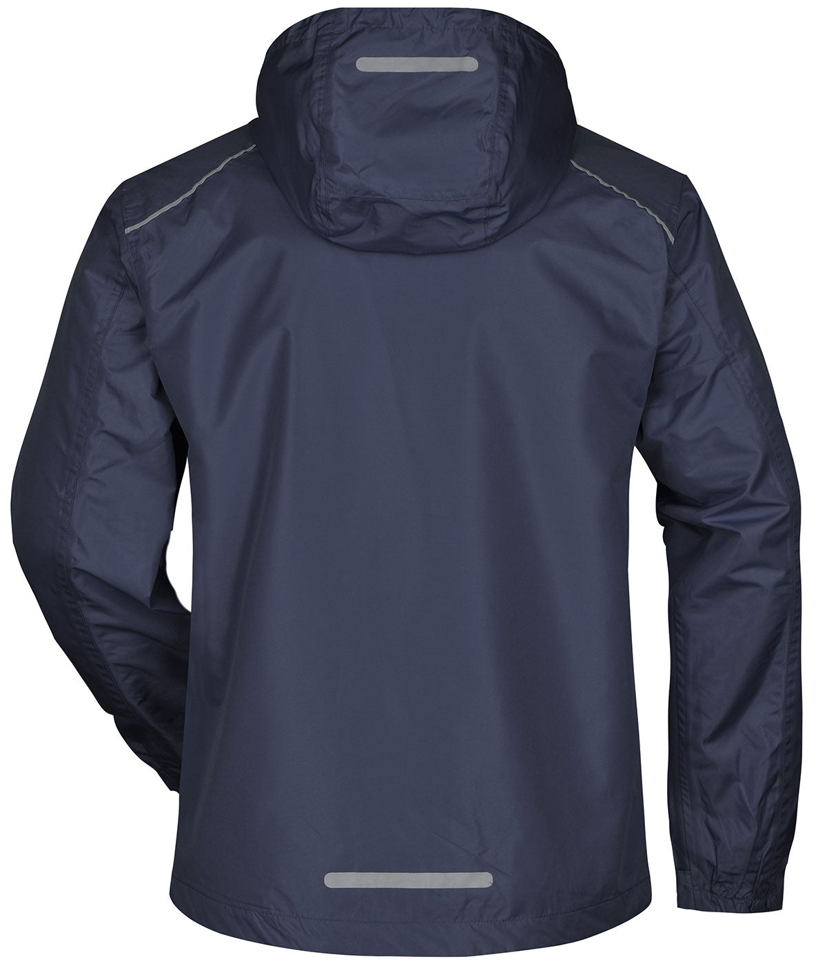JAN 1118 ― Windbreaker Rain Jacket - Navy Blue / Red
