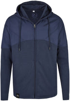 MMT 0910 ― Material-Mix Sweat Jacket - Navy Blau