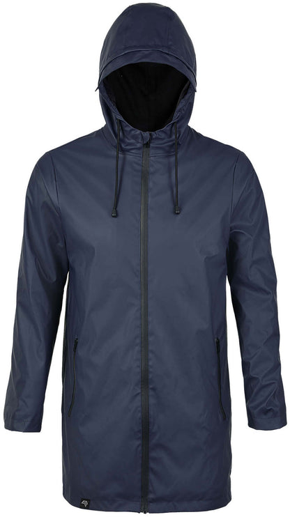 NOB 3174 ― Waterproof Waxed Jacket - Night Navy Blau