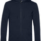 BAC U35B ― Weiche Kapuzen-Sweatjacke mit Bio-Baumwolle - Navy Blau