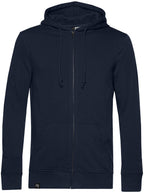 BAC U35B — Soft Hooded Sweatshirt with Organic Cotton - Navy Blue
