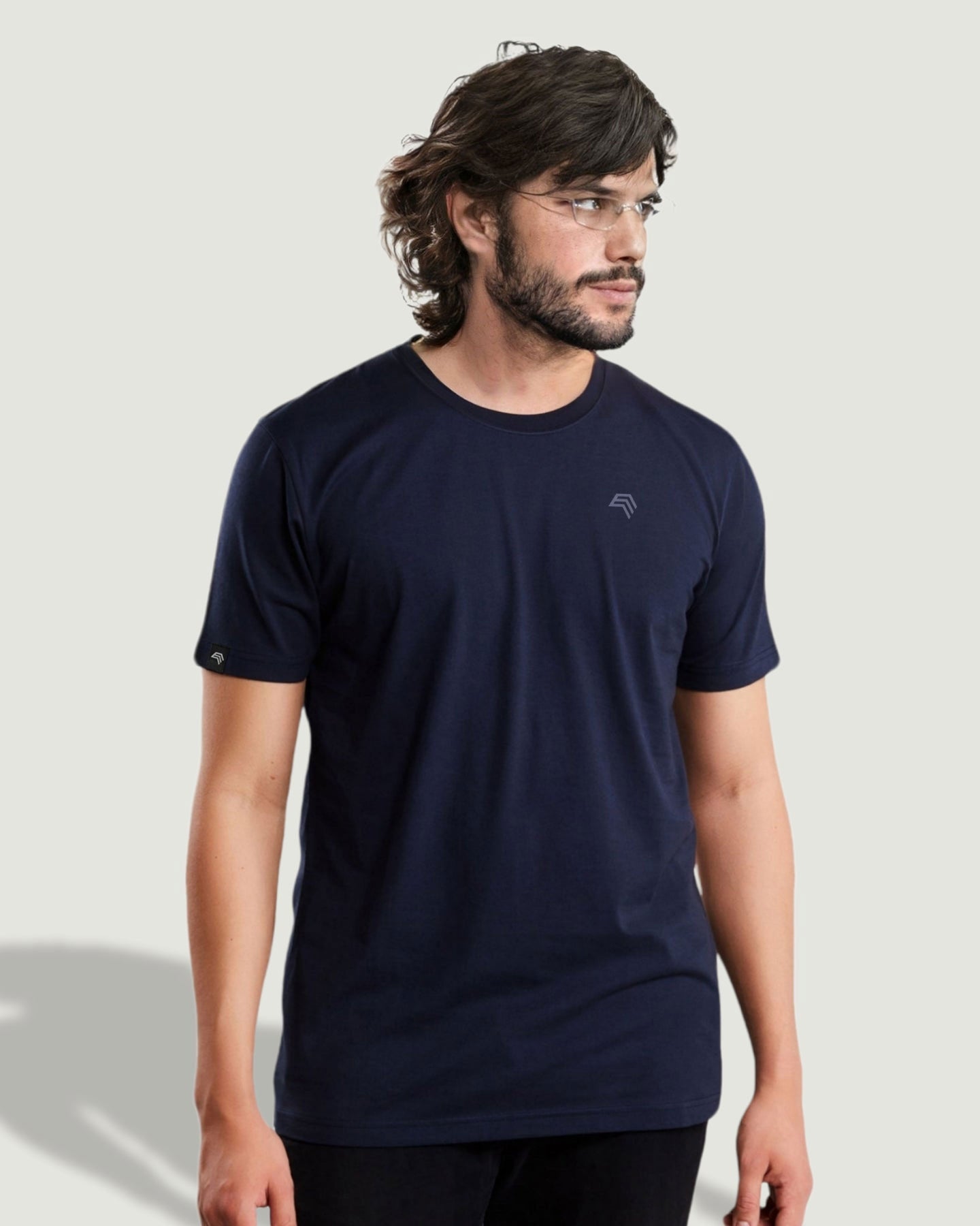 RMH 0101 ― Herren Luxury Bio-Baumwolle T-Shirt - Stone Grau