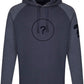 MMT 0611 ― Bi-Color No Pocket Hoodie Sweatshirt - Blau Navy / Melange