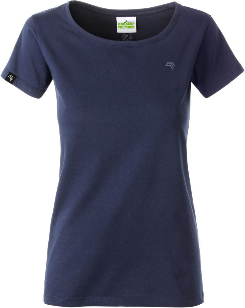 JAN 8007 ― Women's Organic Cotton T-Shirt - Navy Blue