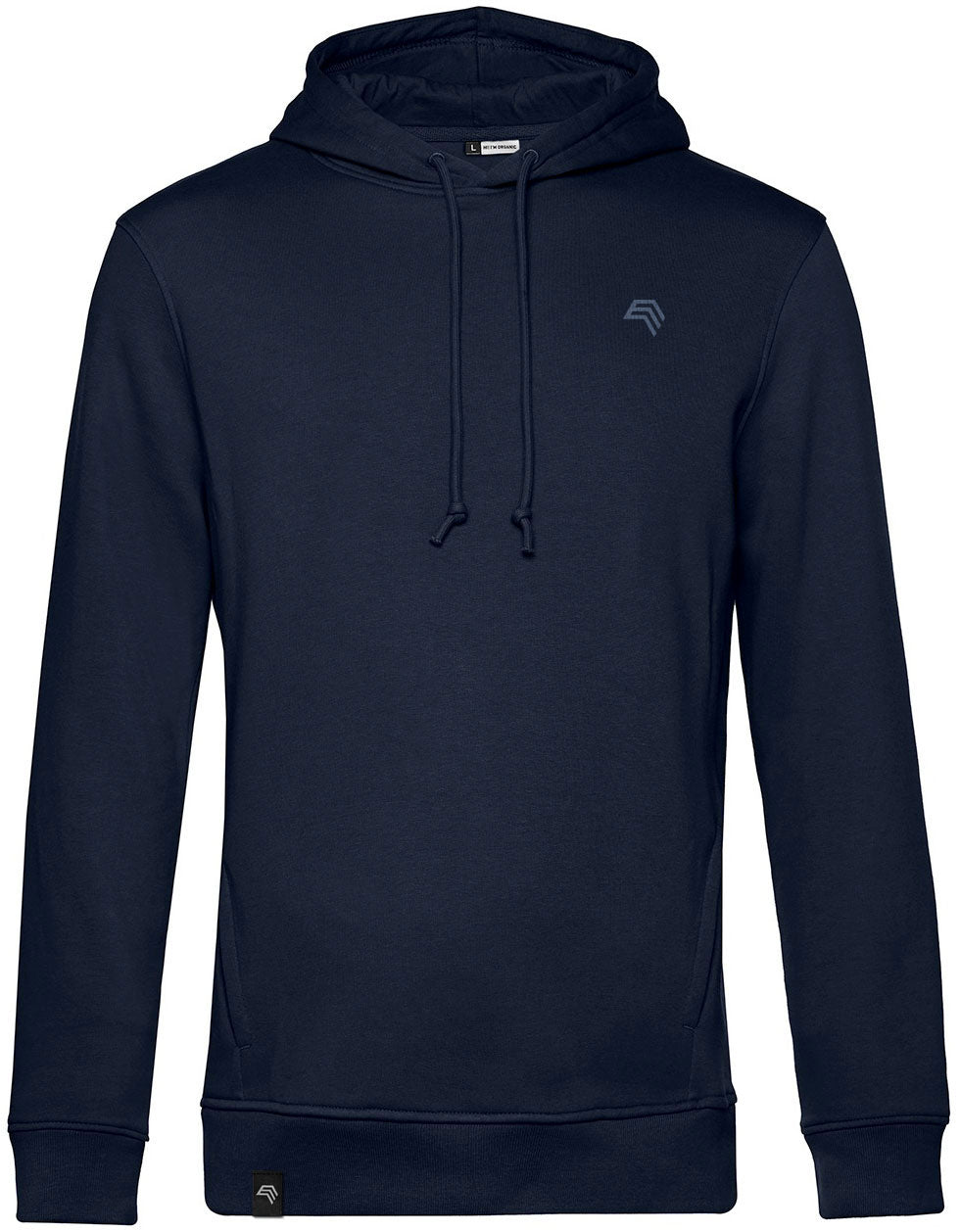 BAC U33B ― Soft Men's Organic Cotton Hoodie - Navy Blue