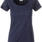 Auslaufartikel ― JAN 8003 ― Damen Bio-Baumwolle T-Shirt mit Brusttasche - Navy Blau