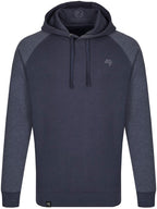 MMT 0611 ― Bi-Color No Pocket Hoodie Sweatshirt - Blue Navy / Melange