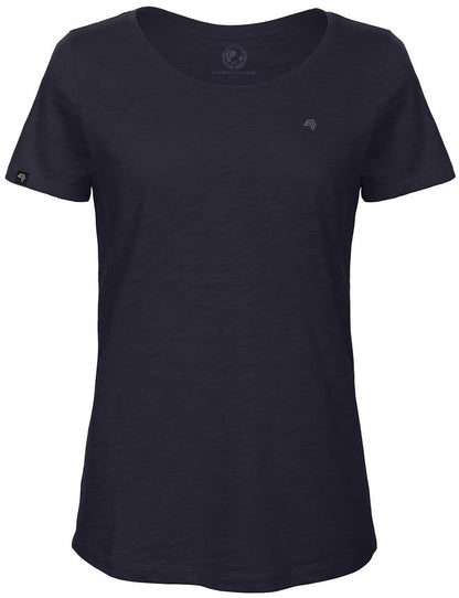 Auslaufartikel ― BAC TW047 ― Damen Bio-Baumwolle Flammgarn T-Shirt - Navy Blau