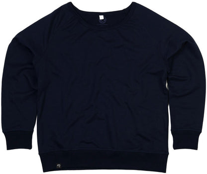 MTS M077 ― Damen Bio-Baumwolle Recycled rPET Raglan Sweatshirt - Navy Blau