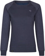 MMT 0520 ― Ladies Bi-Color Sweatshirt - Navy Blue / Melange