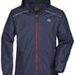 JAN 1118 ― Windbreaker Rain Jacket - Navy Blau / Rot