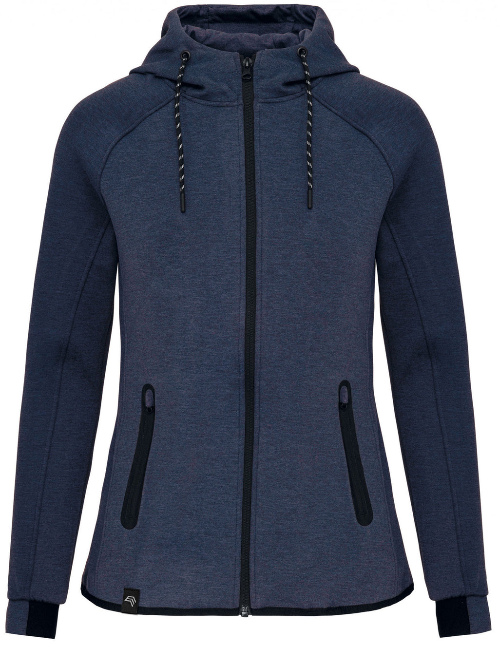 KRB P359 – Women's Functional Hoodie – Navy Blue Mélange