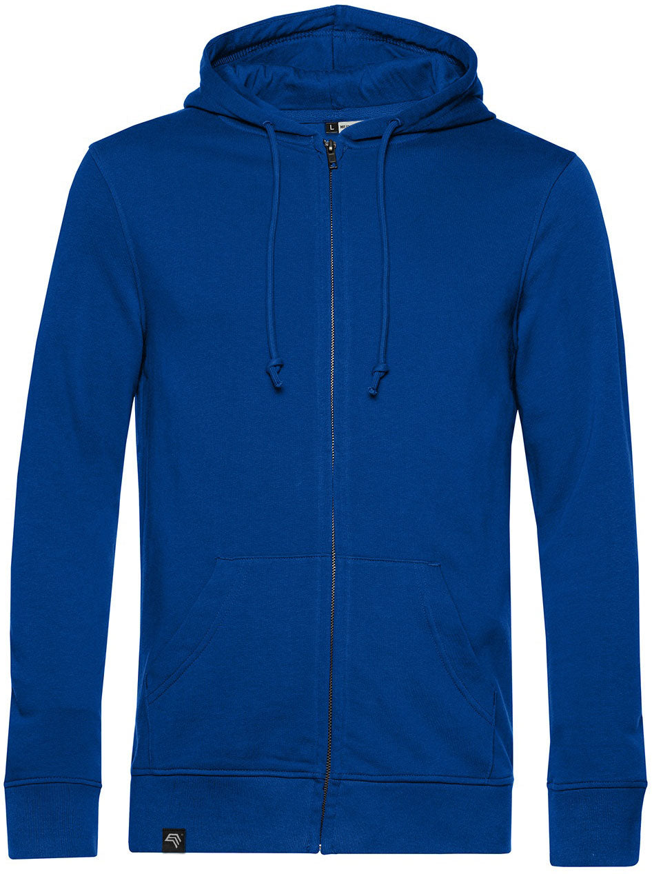BAC U35B — Soft Hooded Sweatshirt Made with Organic Cotton - Royal Blue