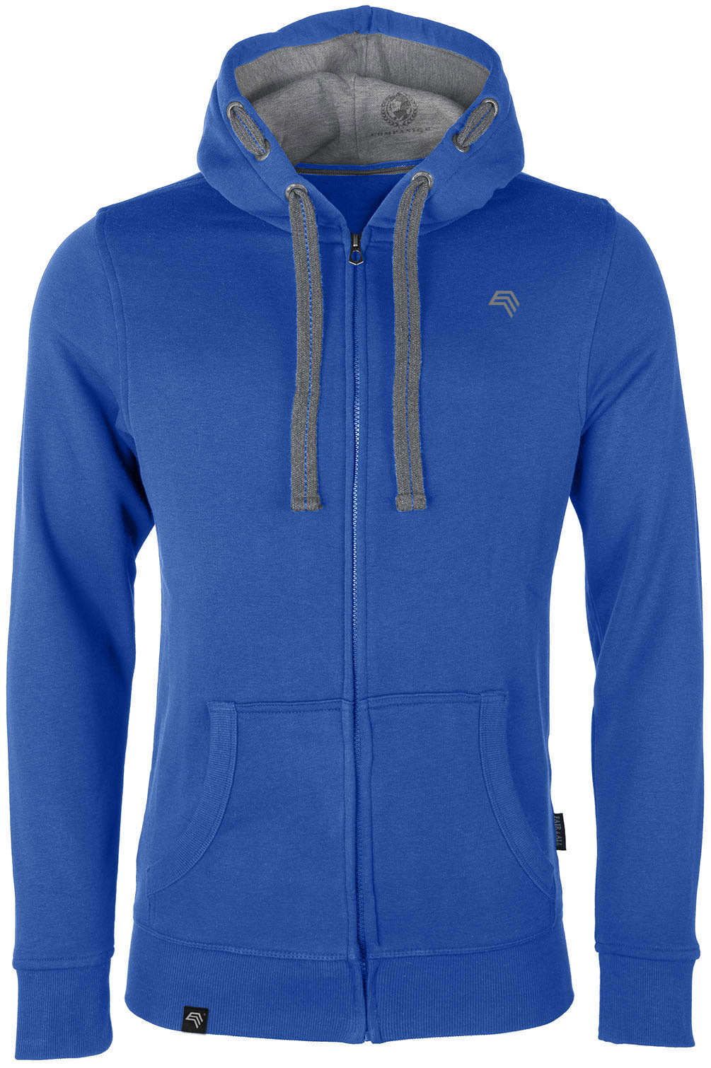 RMH 0701 ― Heavy Bi-Color Hoodie Sweat Jacket - Royal Blue