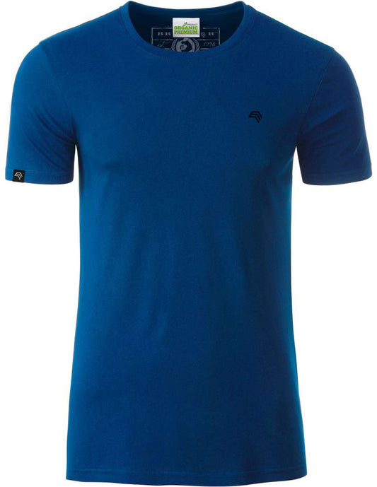 JAN 8008 ― Herren Bio-Baumwolle T-Shirt - Dark Royal Blau