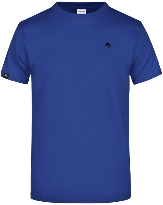 ― % ― JAN 0002/ ― Herren Heavy Komfort T-Shirt - Dark Royal Blau [2XL]