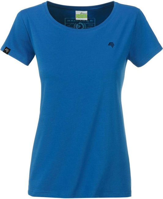 ― % ― JAN 8007/ ― Damen Bio-Baumwolle T-Shirt Organic - Royal Blau [XS]